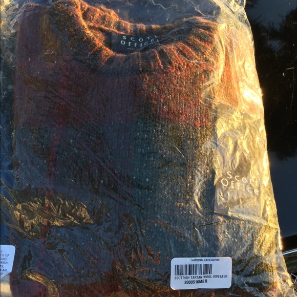 10%OFF New Nat Geographic Scottish M Wool Sweater - Picture 6 of 6